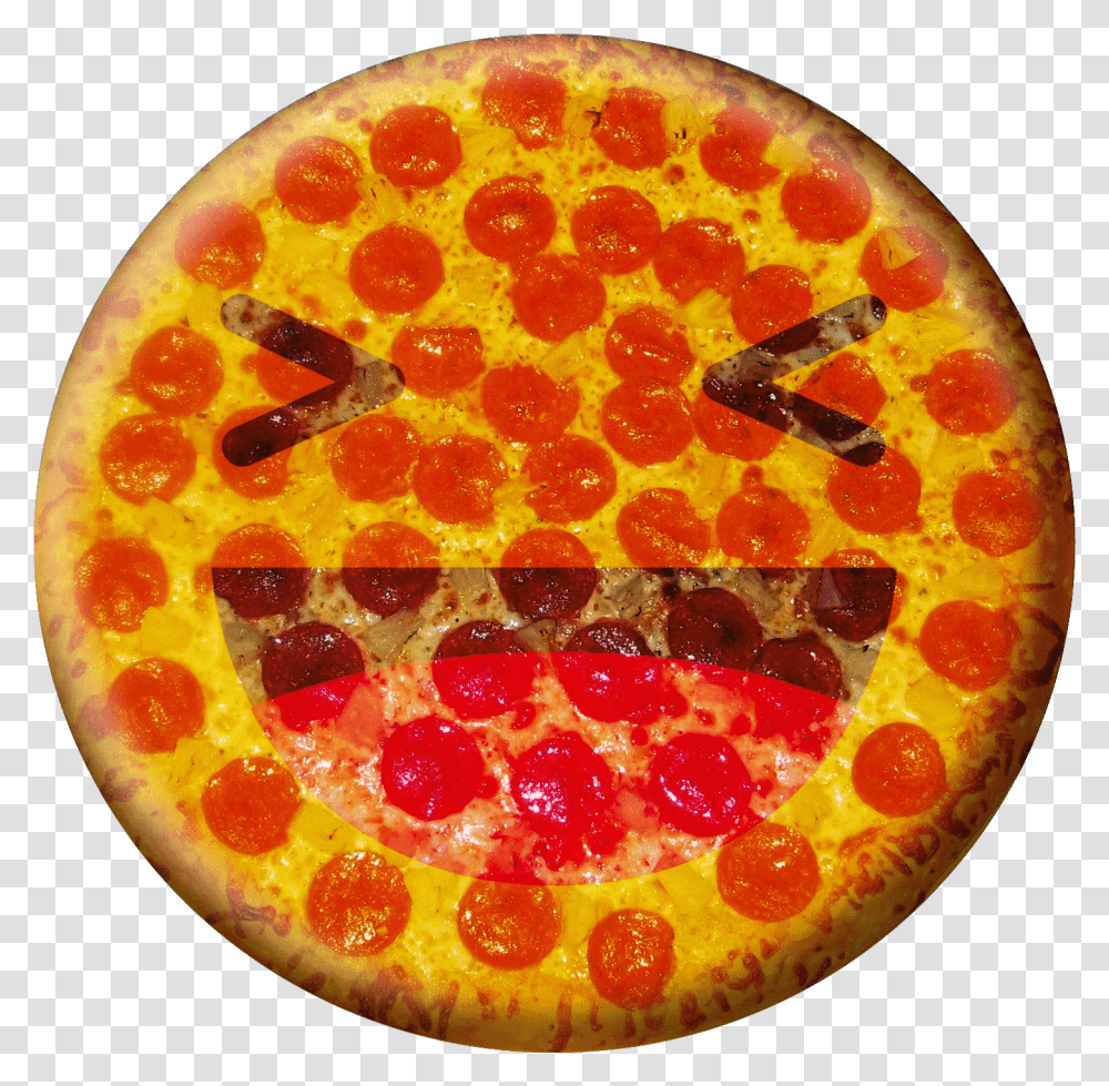 Download Facebookpizza Discord Emoji Background Pepperoni Pizza Clipart, Food, Plant, Dish, Meal Transparent Png