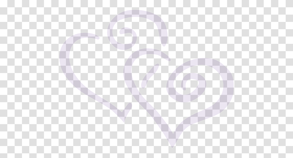 Download Faint Purple Double Heart Clip Art Background Wedding Hearts White, Label, Text, Light, Graphics Transparent Png