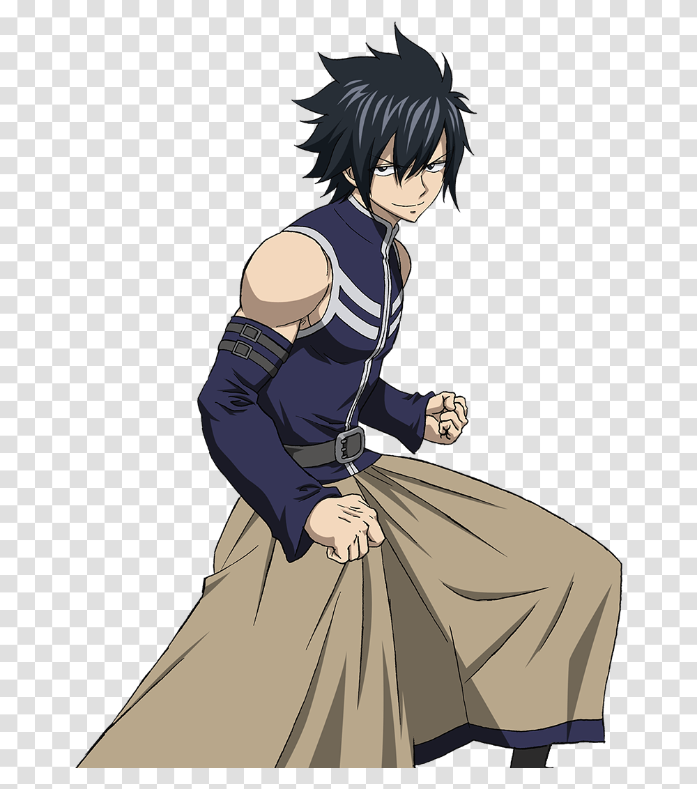 Download Fairy Tail Gray Gray Fullbuster, Manga, Comics, Book, Person Transparent Png
