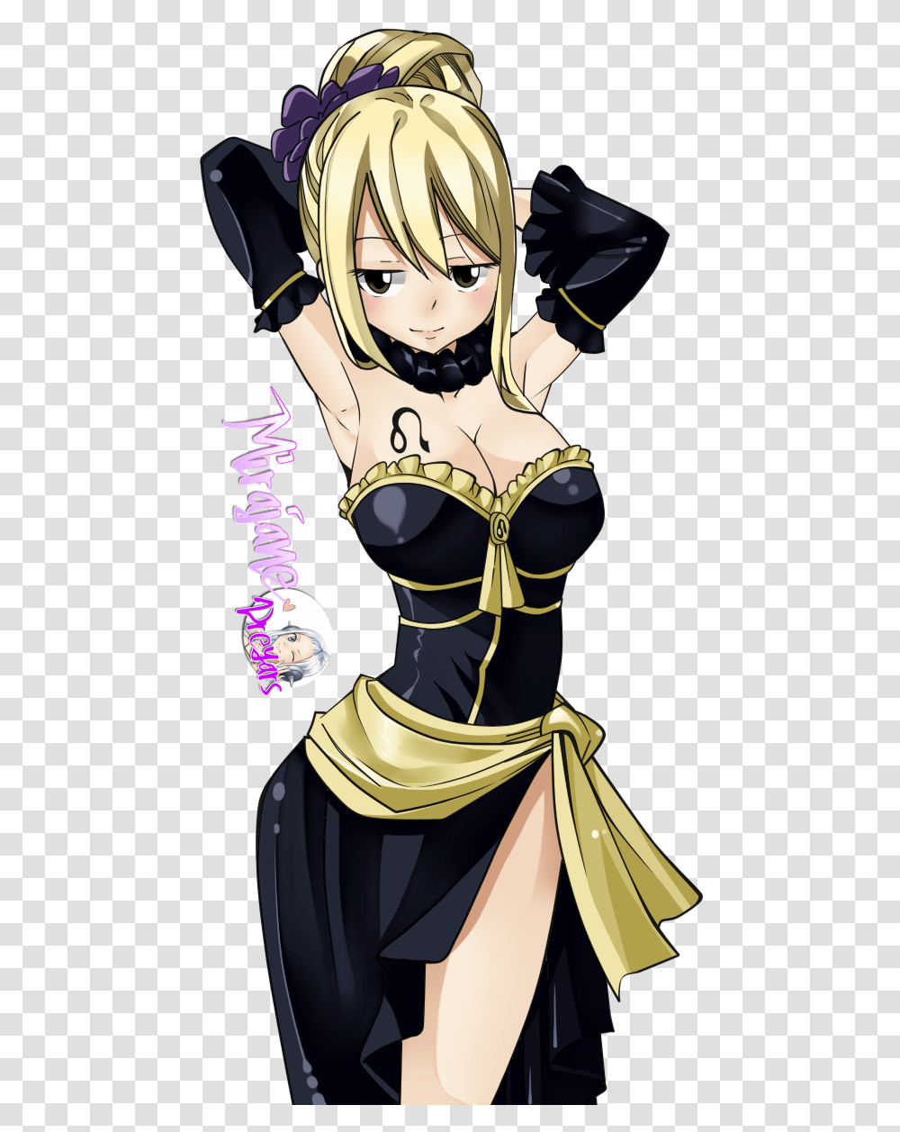 Download Fairy Tail Love Fairy Tail Lucy Star Dress, Costume, Clothing, Apparel, Person Transparent Png