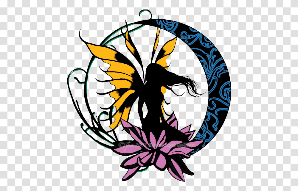 Download Fairy Tattoos Hq Image In Different Colored Virgo Tattoo Design, Graphics, Art, Floral Design, Pattern Transparent Png