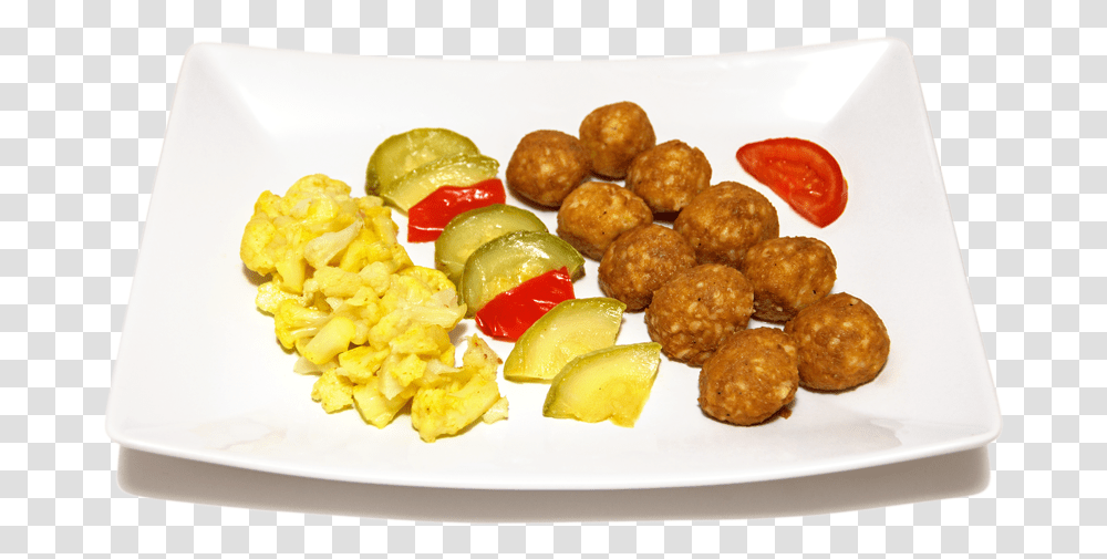 Download Falafel Image For Free Food, Meatball, Dish, Meal, Platter Transparent Png