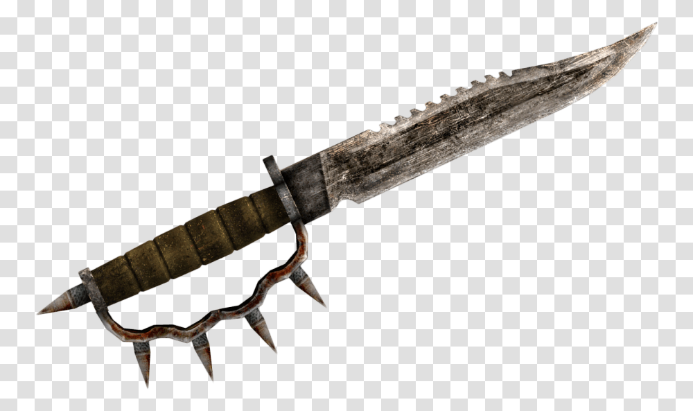 Download Fallout Trench Knife 142 Fallout Knife, Weapon, Weaponry, Blade, Dagger Transparent Png