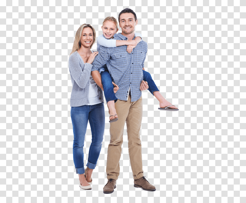 Download Family People Family, Pants, Clothing, Person, Jeans Transparent Png