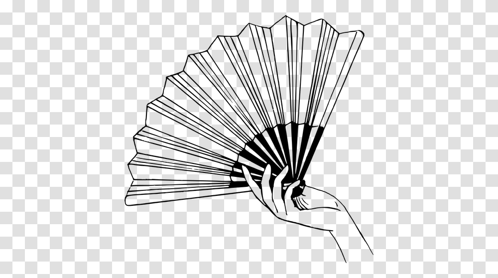 Download Fan Picture Black And White Clipart Hand Fan Clip Art, Gray, World Of Warcraft Transparent Png