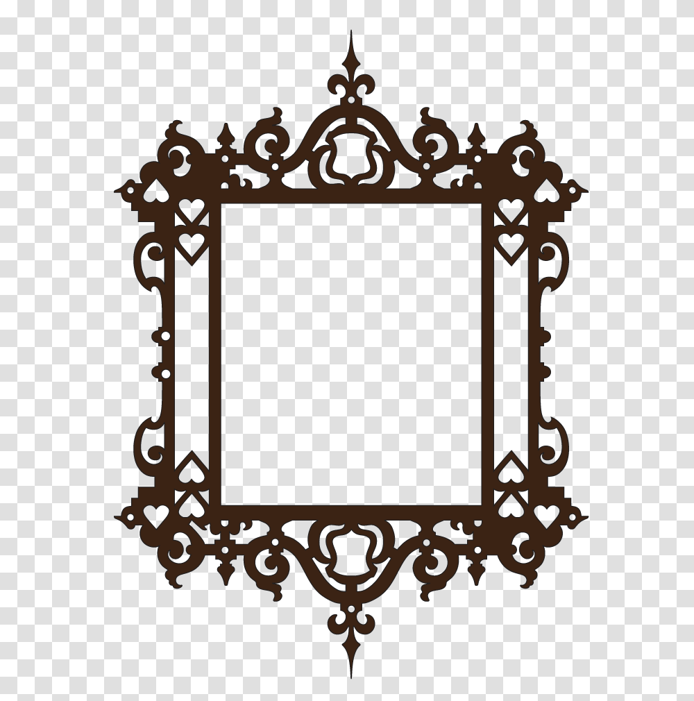 Download Fancy Frame Image With Background Fancy Gold Frame Background, Label, Text, Gate, Mirror Transparent Png