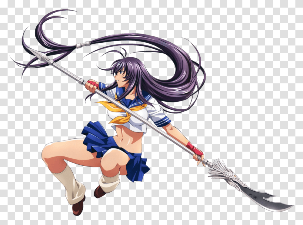 Download Fantasy Girls Top 10 Of Anime Fantasy Girl Warrior, Bow, Manga, Comics, Book Transparent Png