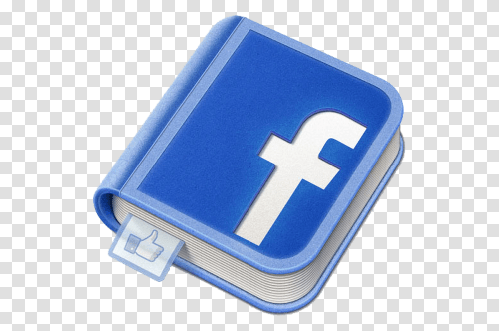 Download Fb Icon Facebook Logo On A Book Image Logo Facebook Book, First Aid Transparent Png