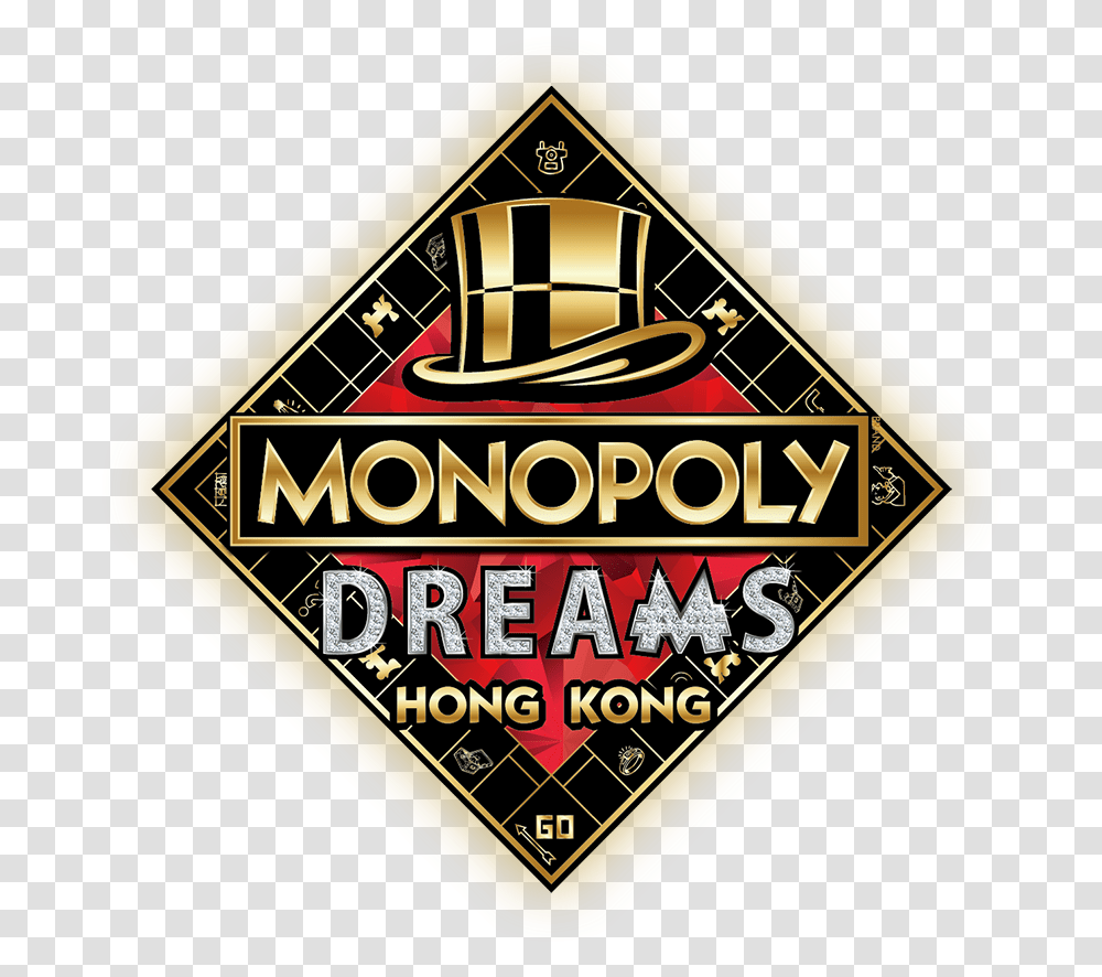 Download Fb Logo Nintendo Board Game Monopoly Gamer Mario Monopoly Dreams Hong Kong Logo, Symbol, Trademark, Emblem, Badge Transparent Png