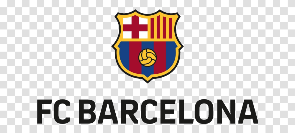 Download Fc Barcelona Logo Logok Fc Barcelona New Logo, Armor, Shield, Poster, Advertisement Transparent Png