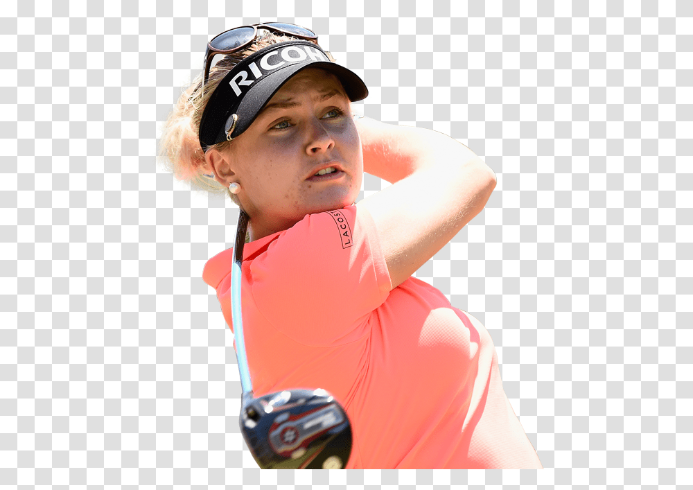 Download Female Golfer Hq Image Charlie Hall Lpga Golfer, Clothing, Person, Sport, Baseball Cap Transparent Png