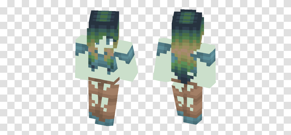 Download Female Minecraft Skins Human Minecraft Zombie Girl Transparent Png