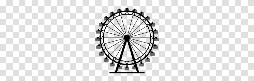 Download Ferris Wheel Clipart Ferris Wheel Clip Art Wheel, Amusement Park, Crowd, Carnival, Outdoors Transparent Png