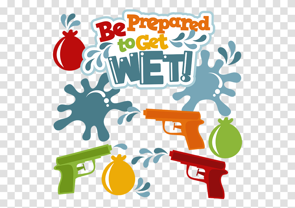 Download Fight Clipart Watergun Water Fight Image With Water Gun Fight Clipart, Poster, Advertisement, Toy, Paper Transparent Png