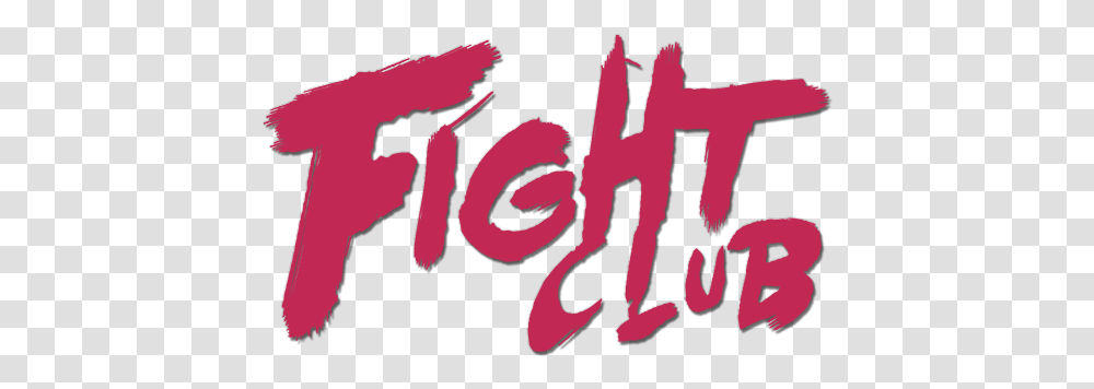 Download Fight Club Image Fight Club Movie Logo Image Fight Club Logo, Text, Calligraphy, Handwriting, Alphabet Transparent Png