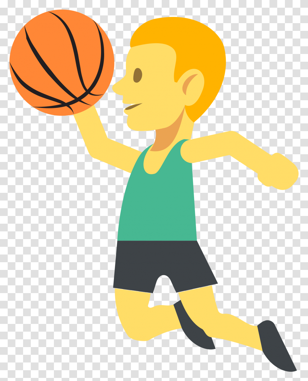 Download File Discord Basketball Player Emoji, People, Person, Human, Team Sport Transparent Png