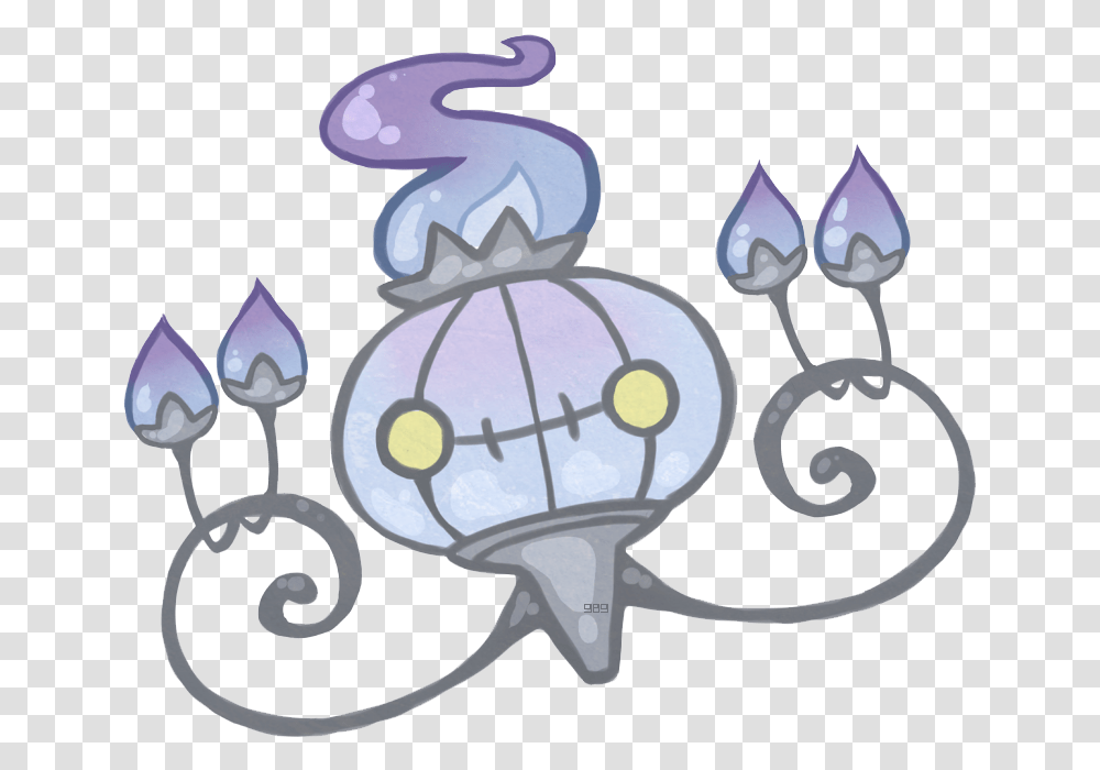 Download Fine Chandelure Fire Blast Chandelure Image Chandelure Cute, Art, Graphics, Pattern, Floral Design Transparent Png