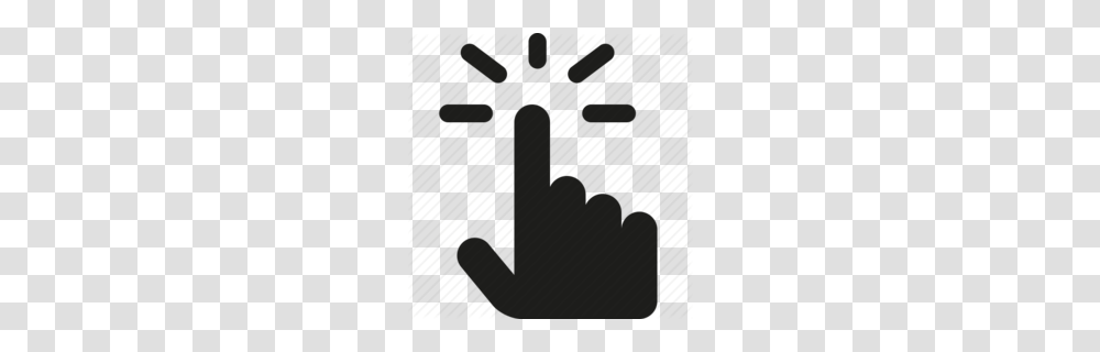 Download Finger Click Clipart Computer Mouse Clip Art Hand, Hook, Silhouette, Stencil, Anchor Transparent Png