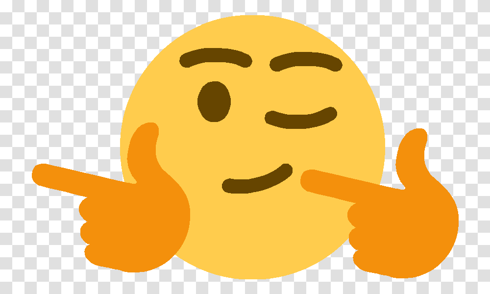 Download Fingergunsleft Discord Emoji Finger Guns Discord Emoji, Food, Label, Text, Plant Transparent Png