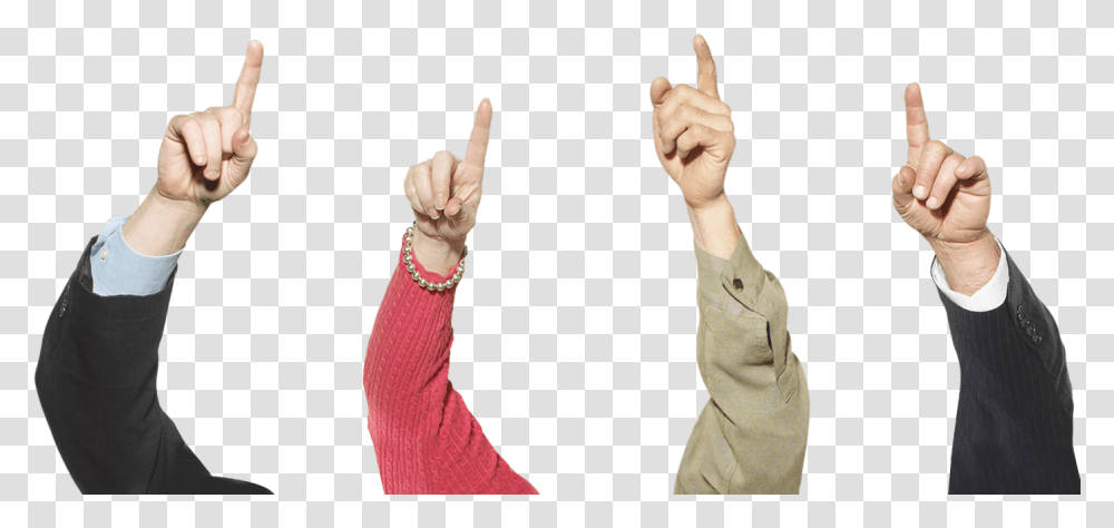 Download Fingers Pointing Up Images Background Hands Pointing Up, Person, Human, Leisure Activities, Thumbs Up Transparent Png