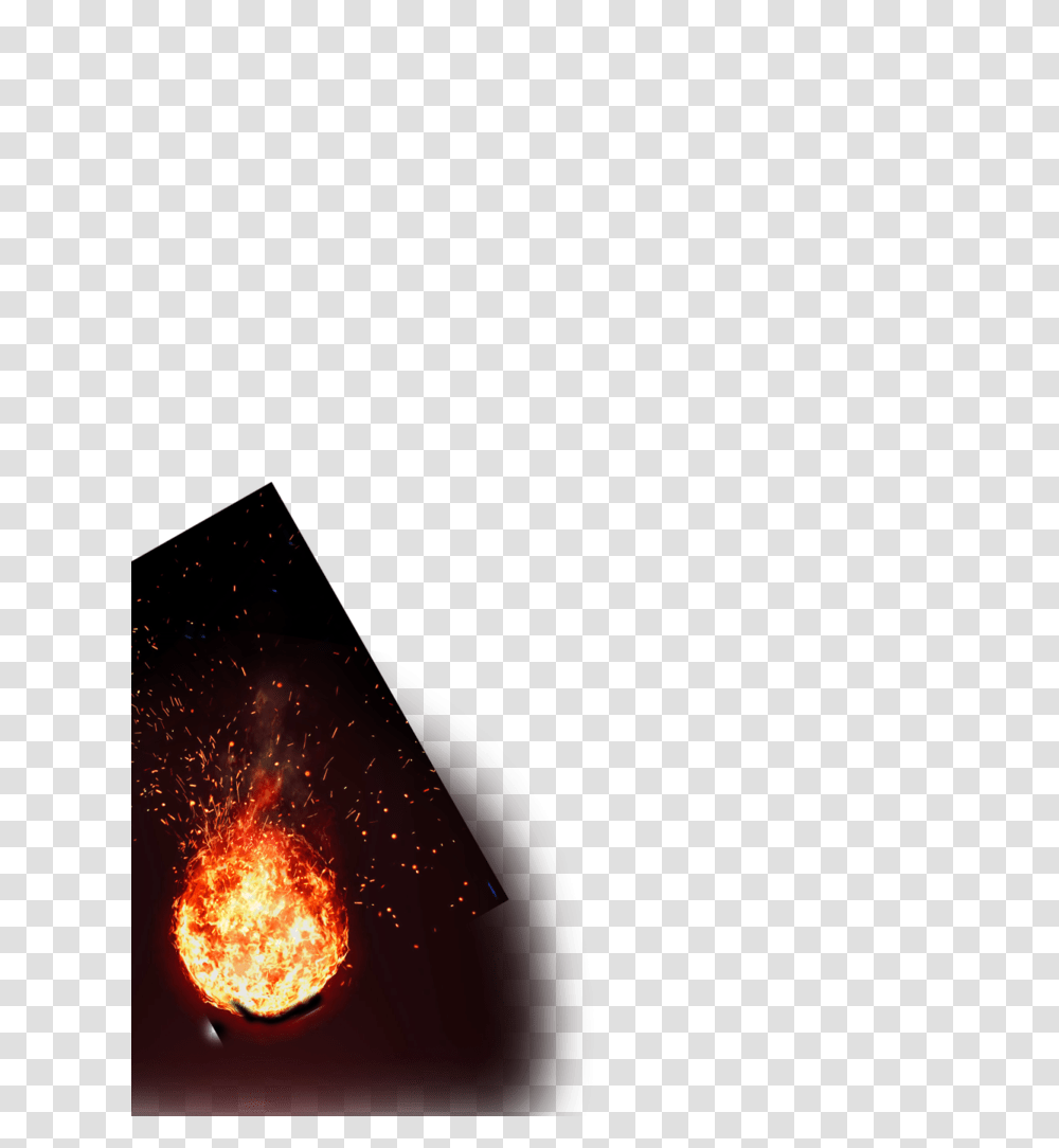 Download Fire Ball Fireball Manipulation Editing Bronze, Nature, Outdoors, Mountain, Lamp Transparent Png