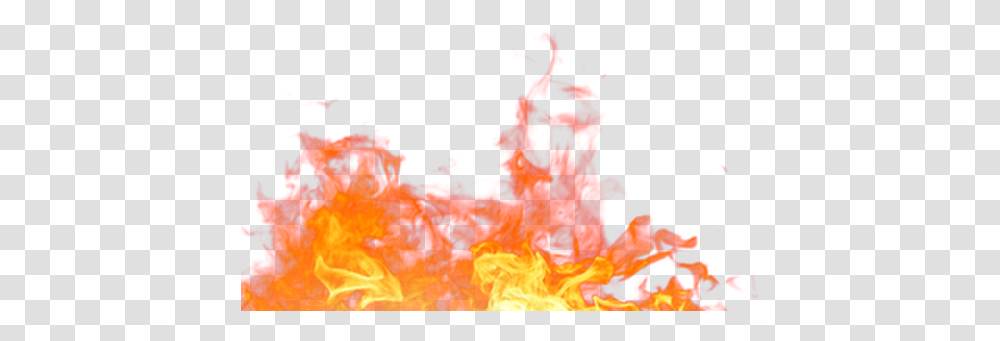 Download Fire Effects For Editing Smoke Fire Effect, Bonfire, Flame, Mountain, Outdoors Transparent Png