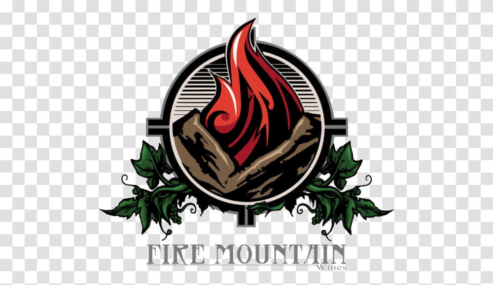 Download Fire Mountain Icon Image With No Background Illustration, Text, Flame, Advertisement, Poster Transparent Png