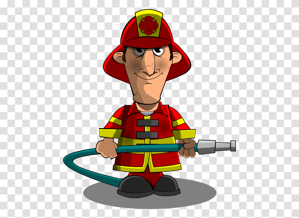 Download Fireman To Use Resource Free Clipart Fire Fighter Cartoon, Person, Human Transparent Png