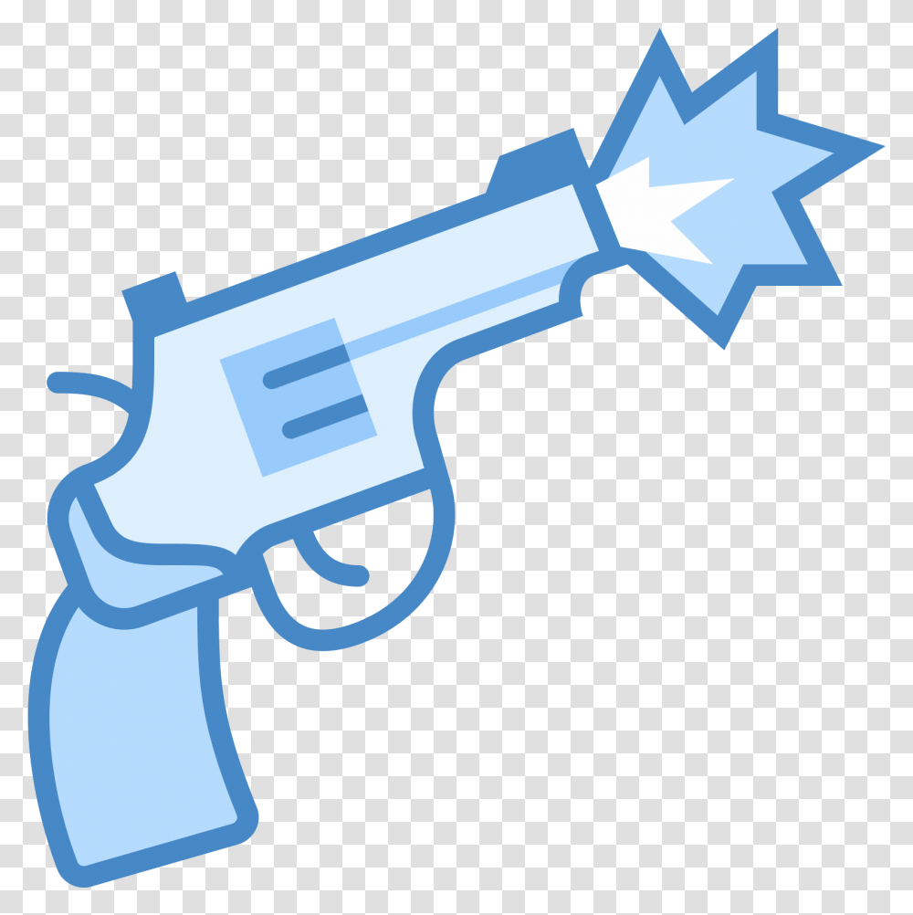 Download Firing Gun Icon Icon Pistol Shot, Toy, Weapon, Weaponry, Water Gun Transparent Png