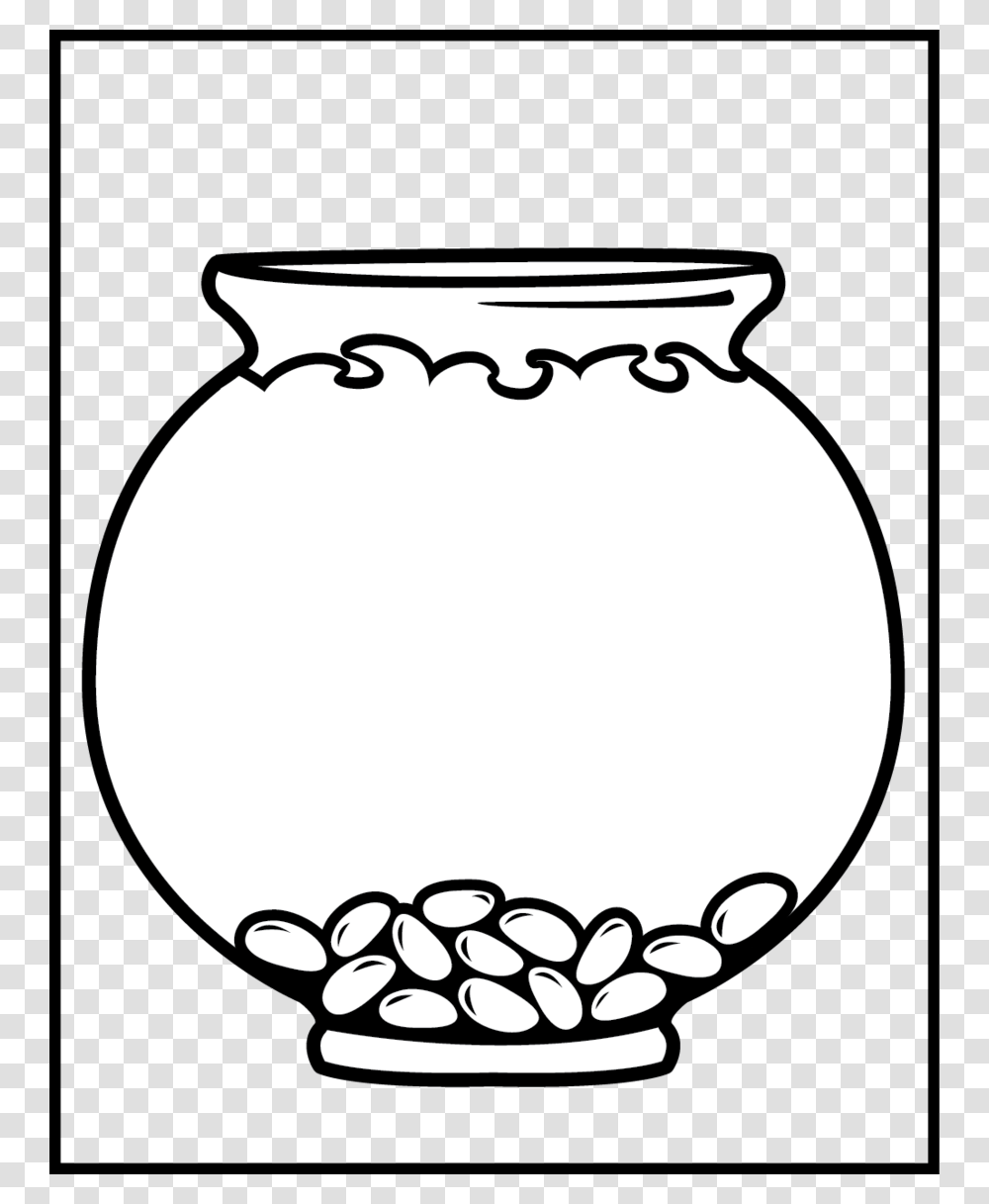 Download Fish Bowl Coloring, Jar, Pottery, Urn, Vase Transparent Png