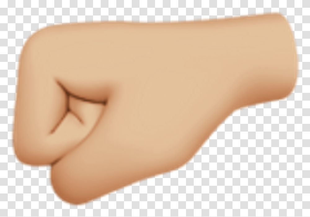 Download Fist Bump Animated Emoji Side Fist Bump Emoji, Hand, Heel, Wrist, Arm Transparent Png