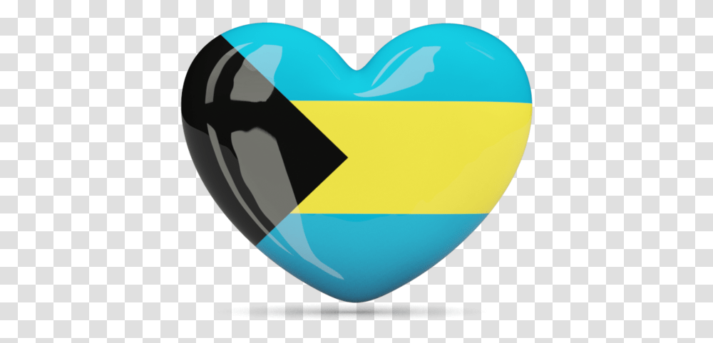 Download Flag Icon Of Bahamas At Format Bahamas Flag Heart, Balloon, Plectrum, Pillow Transparent Png