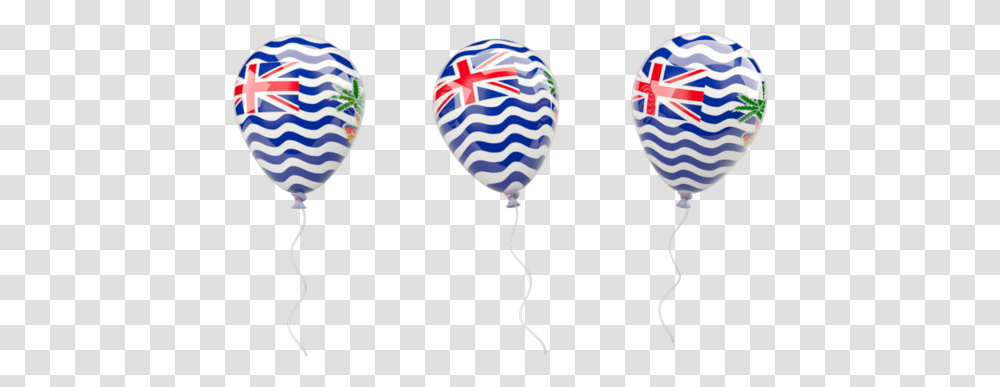Download Flag Icon Of British Indian Ocean Territory, Balloon, Hot Air Balloon, Aircraft, Vehicle Transparent Png