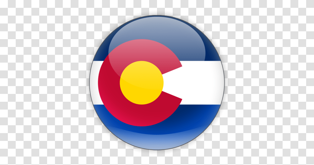 Download Flag Icon Of Colorado Colorado State Flag Logo, Balloon, Trademark, Sphere Transparent Png