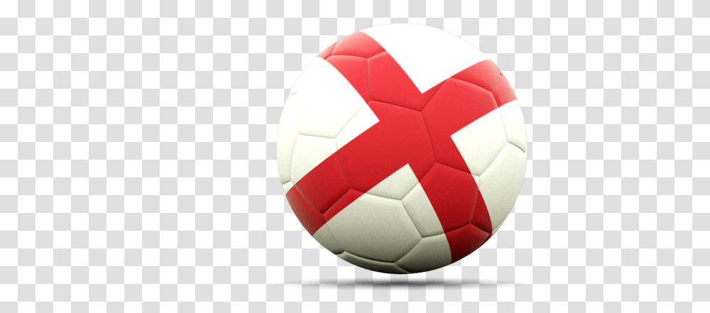 Download Flag Icon Of England At Format Football With England Flag, Soccer Ball, Team Sport Transparent Png