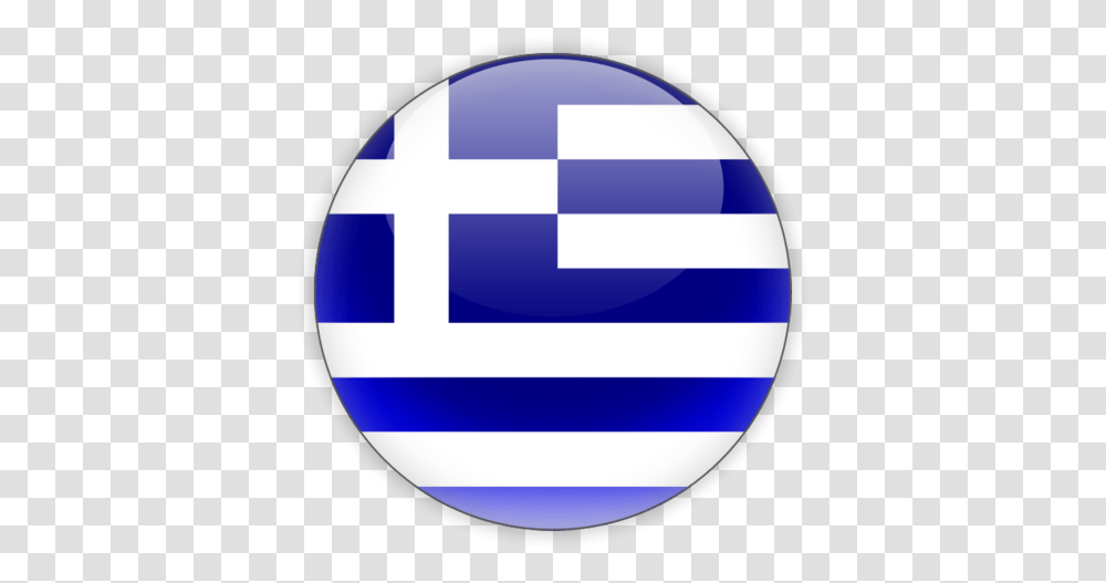 Download Flag Icon Of Greece At Format Greece Flag Circle, Logo, Trademark, Balloon Transparent Png