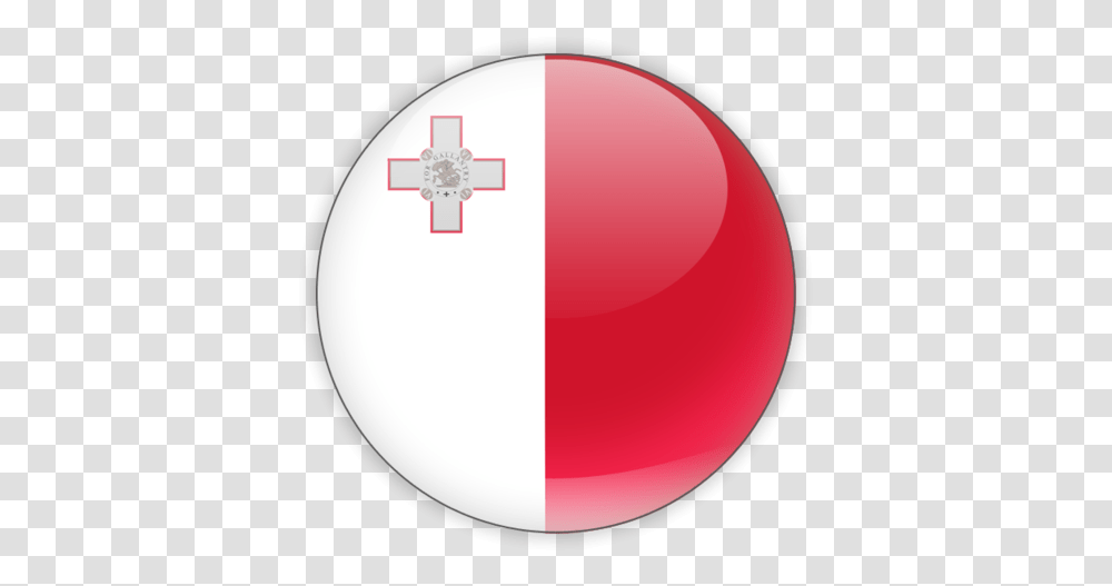 Download Flag Icon Of Malta At Format Malta Flag Round, Sphere, Ball Transparent Png