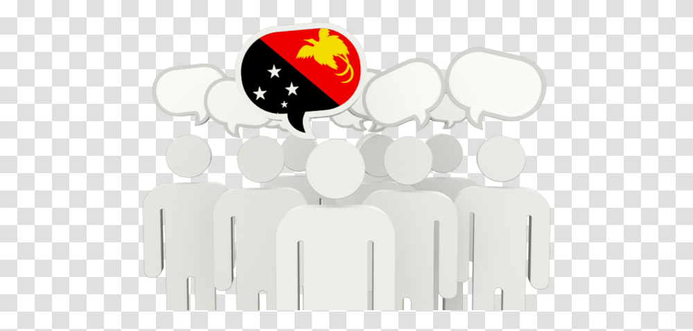 Download Flag Icon Of Papua New Guinea At Format Portugal Speech Bubble, Nature, Outdoors, Crowd Transparent Png