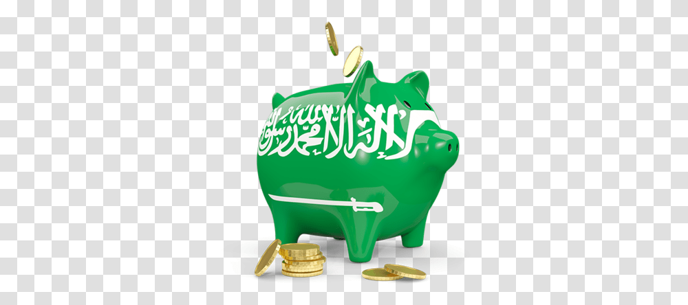 Download Flag Icon Of Saudi Arabia At Format Piggy Bank Soviet Union, Birthday Cake, Dessert, Food, Beverage Transparent Png