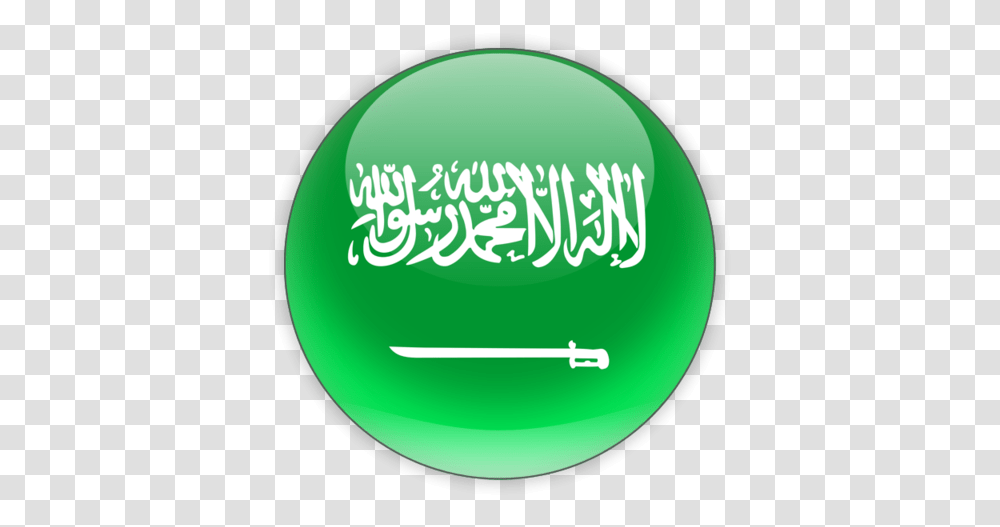 Download Flag Icon Of Saudi Arabia At Format Saudi Arabia Flag Icon, Sphere, Light, Sport Transparent Png