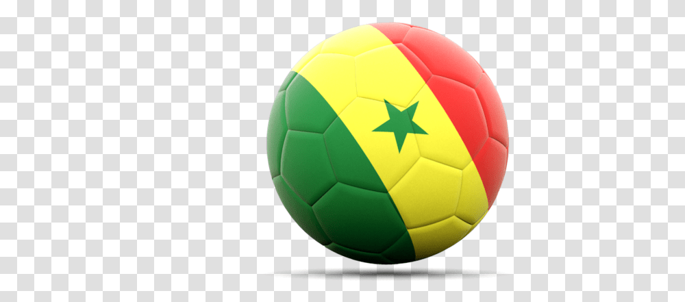 Download Flag Icon Of Senegal At Format Senegal Flag Soccer Ball, Football, Team Sport Transparent Png