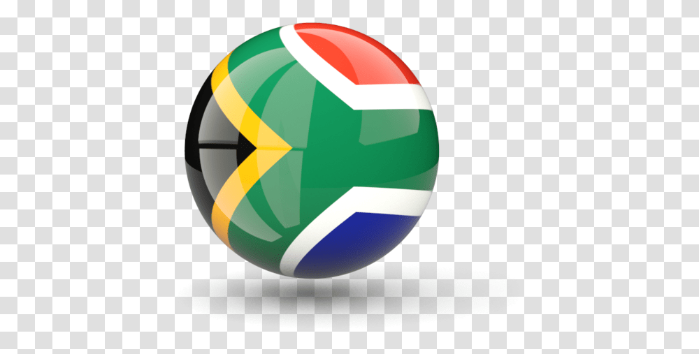 Download Flag Icon Of South Africa At Format South Africa Flag Ball, Soccer Ball, Football, Team Sport Transparent Png