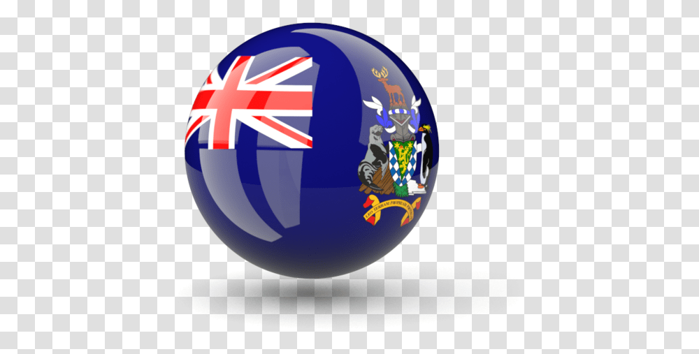 Download Flag Icon Of South Georgia And The South Sandwich New Zealand Flag Ball, Sphere, Outer Space, Astronomy, Balloon Transparent Png