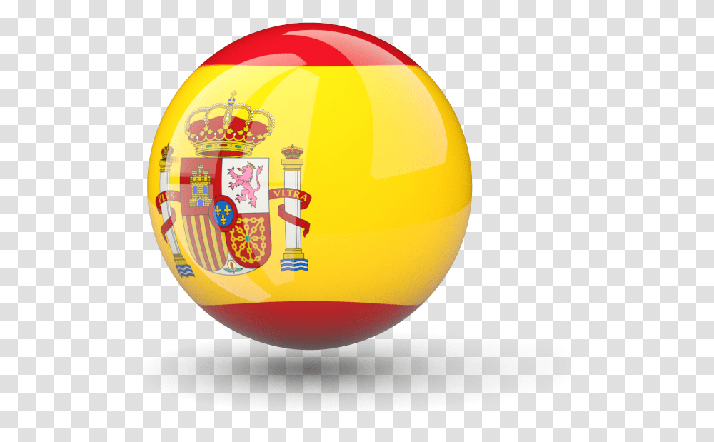 Download Flag Icon Of Spain At Format Spain Flag Icon, Sphere, Ball Transparent Png