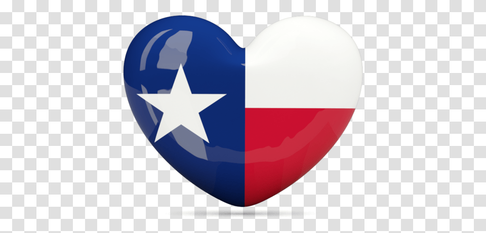 Download Flag Icon Of Texas, Balloon, Star Symbol, Heart Transparent Png
