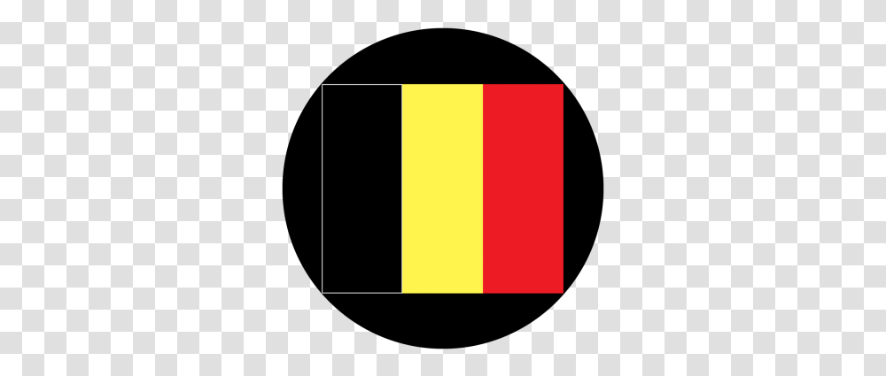 Download Flag Of Belgium Gobo Flag Of Belgium Full Size Circle, Logo, Symbol, Trademark, Text Transparent Png