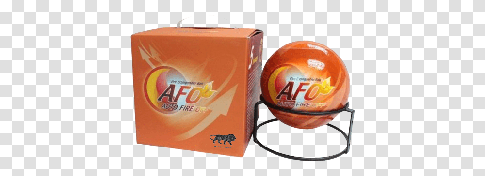 Download Flame Activated Afo Auto Fire Off Image With Afo Fire Extinguisher Ball, Box, Hardhat, Helmet, Clothing Transparent Png