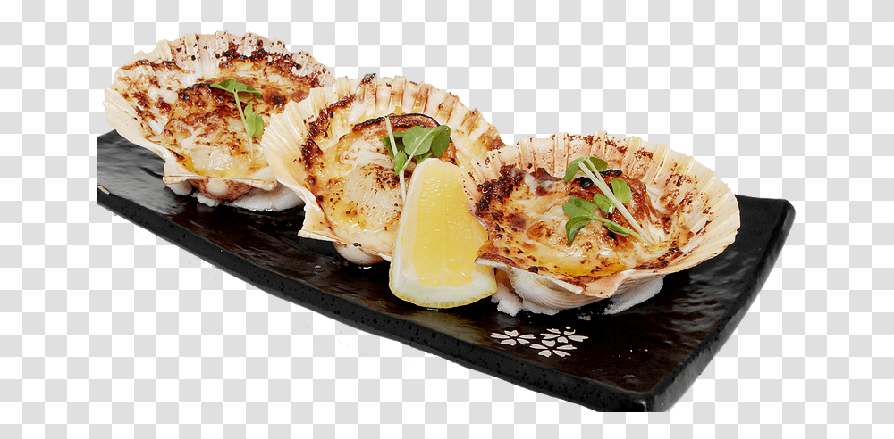 Download Flame Grilled Cheese Scallop Side Dish, Food, Pizza, Meal, Plant Transparent Png