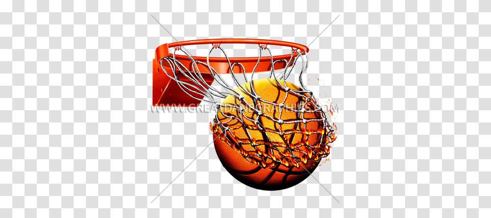Download Flaming Basketball Clipart Basketball Clip Art, Team Sport, Sports, Basketball Court, Bow Transparent Png
