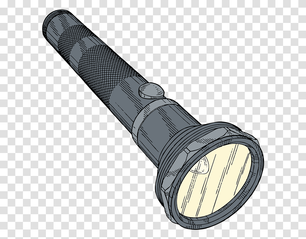 Download Flashlight Image With Flashlight, Lamp, Wristwatch, Torch Transparent Png